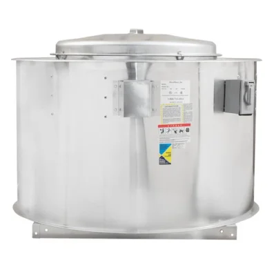 HoodMart 5000 CFM, 1279 RPM, 1 PH Belt Drive Centrifugal Upblast Exhaust Fan