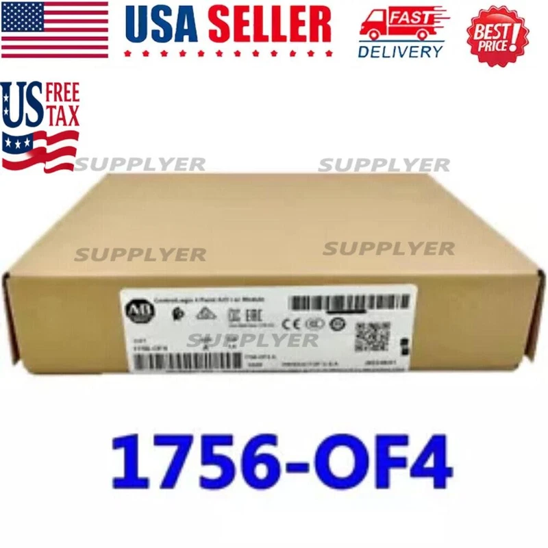NEW Factory Sealed Allen-Bradley 1756-OF4 ControlLogix 4 Pt A/O Module PLC!AB 1 NEW Factory Sealed Allen-Bradley 1756-OF4 ControlLogix 4 Pt A/O Module PLC!AB