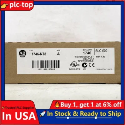 Allen Bradley 1746-NT8 SLC 500 Thermocouple/Millivolt Input Module SER A USA