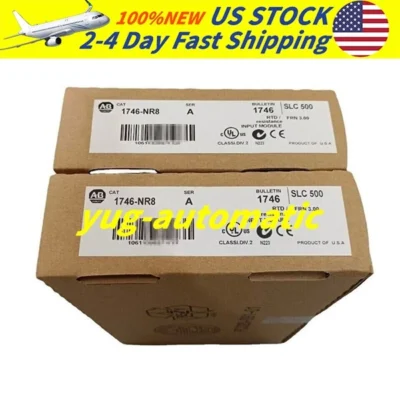 Free shipping New Sealed Allen-Bradley 1746-NR8 SLC 500 RTD/Temp Input Module