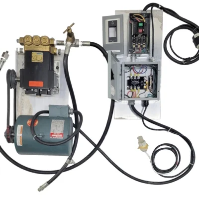 Power Line Plus Hypro 2432B-P Plunger Pump, WattSaver 5HP 3ph Motor & Controls