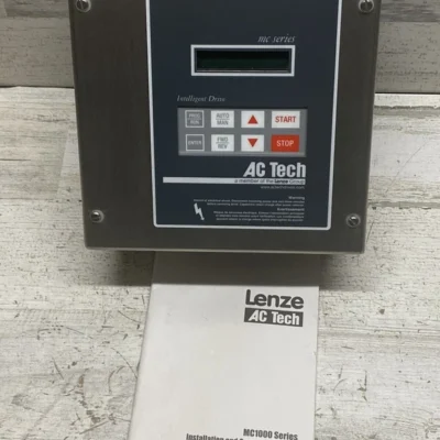 AC Tech LENZE MC SERIES NEMA4X STAINLESS VFD 575VAC 3PH INPUT M1520E - 2HP New
