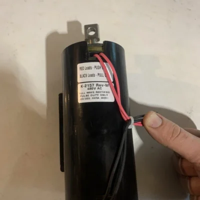 480VAC K-2157 Solenoid Valve For GE Zenith ZTS Transfer Switch 800 -1200 Amp