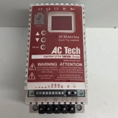 GUARANTEED! LENZE AC TECH 400/480V 3PHASE 2HP SCM SERIES INVERTER DRIVE SM420