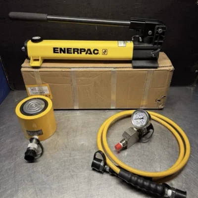 Enerpac 50 Ton, 2.38" Stroke, Low Height Hydraulic Cylinder & Hand Pump Set