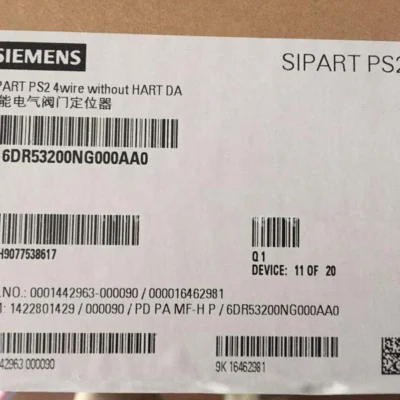 6DR53200NG000AA0 NEW SIEMENS 6DR5320-0NG00-0AA0 SIPART PS2 Valve Positioner