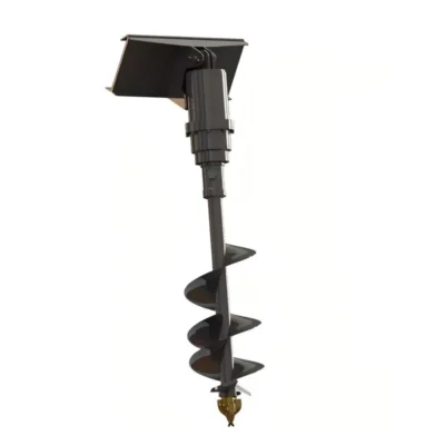 AGT 12inch Hydraulic Auger Mini Skid Steer Attachments for Micro Loader NEW