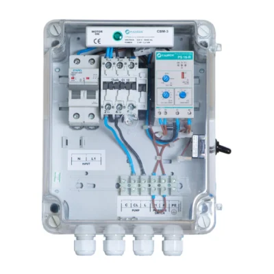 Single-phase Pump Protection Panel WITHOUT Level Sensor for 2-3 HP/230V Pumps