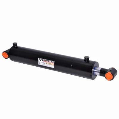 Home 41 Hydraulic Cylinder Welded Double Acting 4" Bore 24" Stroke Cross Tube 4x24 NEW