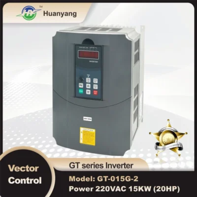 VFD 220V 20HP 15KW Vector Control Variable Frequency Drive Inverter motor CNC