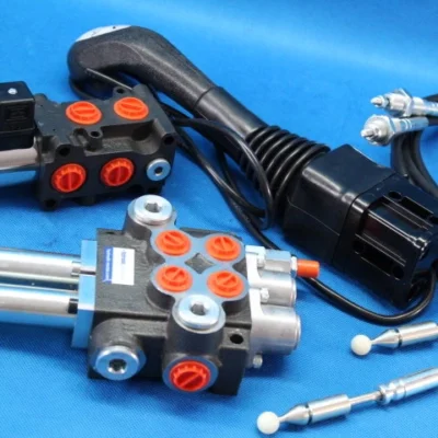 Home 40 HYDRAULIC KIT VALVE + SOLENOID + CONTROL 3 FUNCTION FOR JOHN DEERE 6605 6615