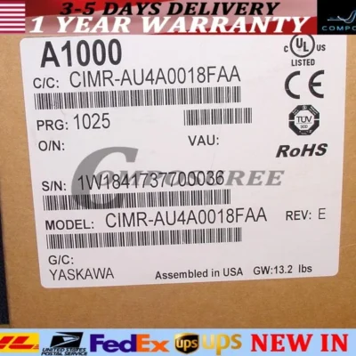 YASKAWA CIMR-AU4A0018FAA CIMRAU4A0018FAA AC Drive New Expedited Shipping