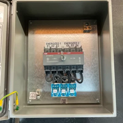 NEW GE EX-DTNF-30A-N3R 30Amp Manual Transfer Switch Double Throw 600V 3-Pole