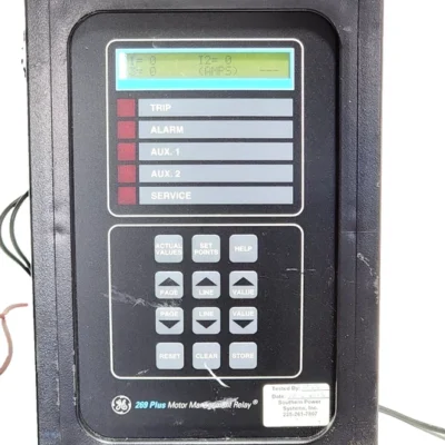 GE Multilin 269 Plus 120V Motor Management Relay 269PLUS-D/O-248-100P-120 USED