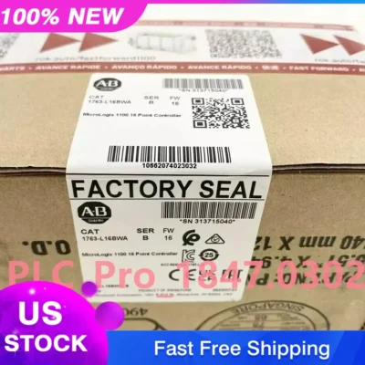 New Allen-Bradley 1763-L16BWA SER B MicroLogix1100 16 Point Controller