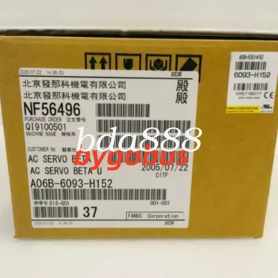 /Fanuc New Servo Drive With Box A06B-6093-H152 Is Shipped With DHL Delivery