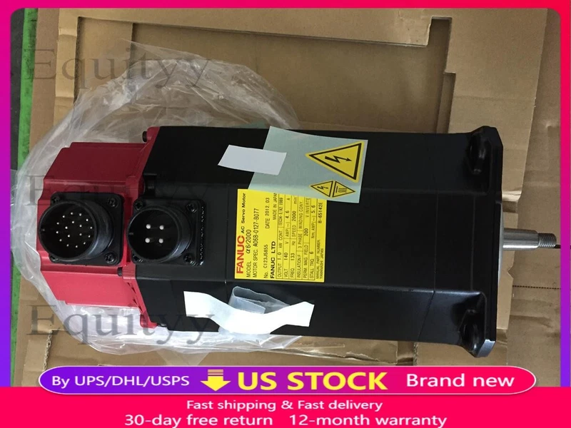 New Fanuc A06B-0127-B077 Servo Motor A06B0127B077 Fast Shipping US Free TAX