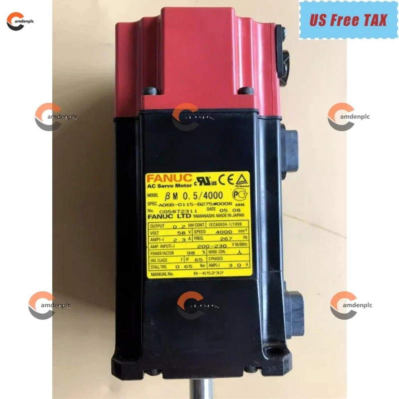 FANUC A06B-0115-B275#0008 Servo Motor New Expendited Shipping US Free TAX !