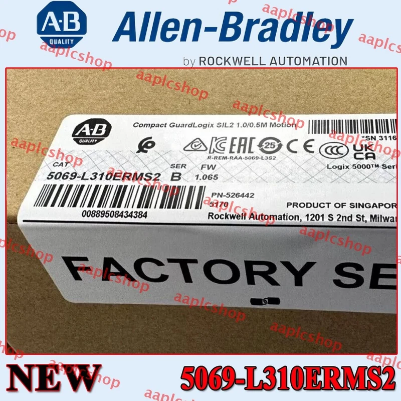 Brand New 5069-L310ERMS2 Series B CompactLogix 5380 Controller Free Shipping 1 Brand New 5069-L310ERMS2 Series B CompactLogix 5380 Controller Free Shipping