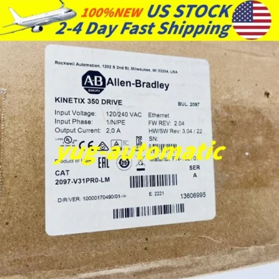 NEW ALLEN BRADLEY 2097-V31PR0-LM KINETIX 350 SERVO DRIVE SER. A 2097V31PR0LM