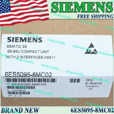 Brand New Sealed Siemens 6ES5095 8MC02 Free Ship 6ES5095-8MC02 US 6ES50958MC02
