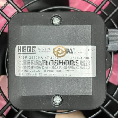 1 Pc. New Axial flow fan R09R-3530HA-4T-4250 400V External rotor cooling fan