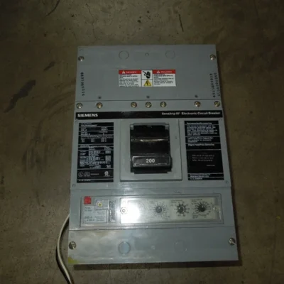 Siemens Sentron Series SHJD69200NGT 200A 3p 600V Sensitrip III w/ LSIG Used