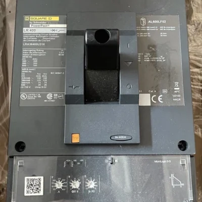 Square D LRA 400 LRA36400U31X Circuit Breaker, 400 Amp 600V 3-Pole New In Box