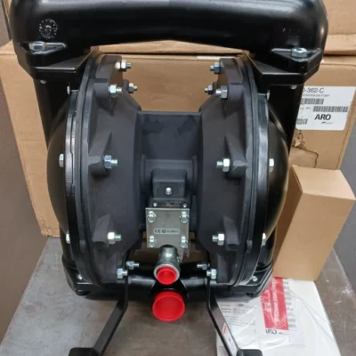 NEW ARO 1-1/2" ALUMINUM DOUBLE DIAPHRAGM PNEUMATIC PUMP 90 GPM 666150-362-C