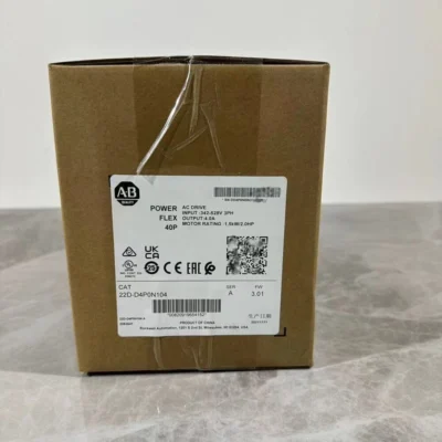 New Genuine 22D-D4P0N104 Allen Bradley PowerFlex 40 VFD 1.5kW 2HP New in Box
