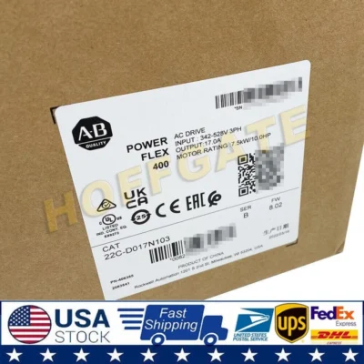 2022 Sealed Allen-Bradley 22CD017N103 POWERFLEX 400 CATALOG 22C-D017N103 plc