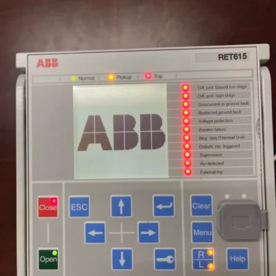 ABB RET615A_1G HATFBEFDBEH1BBN11G DISTRIBUTION TRANSFORMER PROTECTION RELAY