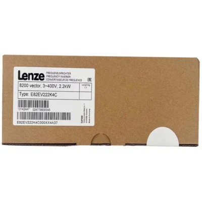 E82EV222K4C New Sealed LENZE 8200 VECTOR FREQUENCY INVERTER 2.2 KW E82EV222K4C