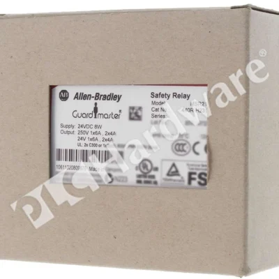 Surplus Open Allen Bradley 440R-H23176 Series B MSR210P Minotaur Safety Relay