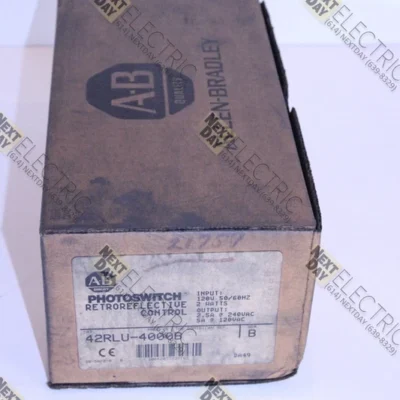 Allen Bradley, 42RLU-4000B, Photeswitch Retroreflective Control Sensor Switch