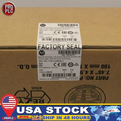 New AB 1762-L40BXB MicroLogix 1200 40 Point Controller 1762L40BXB US Free Tax