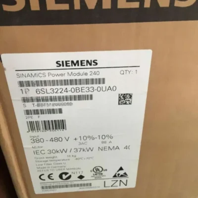 6SL3224-0BE33-0UA0 NEW SIEMENS SINAMICS G120 6SL3224-0BE33-0UA0 Power Module