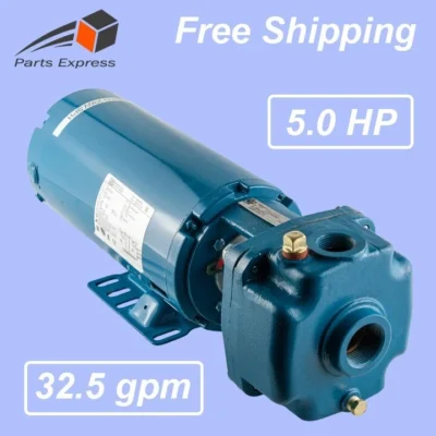 BURKS WATER PUMP# 350CS9M-FE, 5HP, 32.5 GPM, 3-PHASE, 208/230/460V, RPM 3450