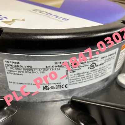 New Original ZIEHL-ABEGG FN080-ZIQ.GL.V7P3 Axial fan FN080-ZIQ.GL.V7P3
