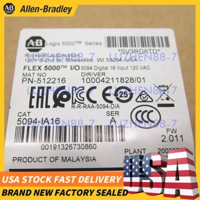 14PCS New AB 5094-IA16 /A Flex 5000 16-Ch 120VAC Input Module Free Ship