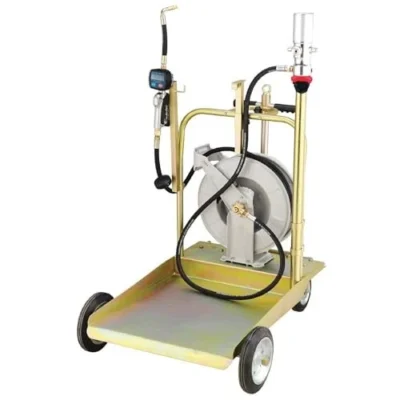 LAUCO Mobile Oil Pump Kit – 3:1 Air Operated Drum Pump for 55 Gallon Barrel