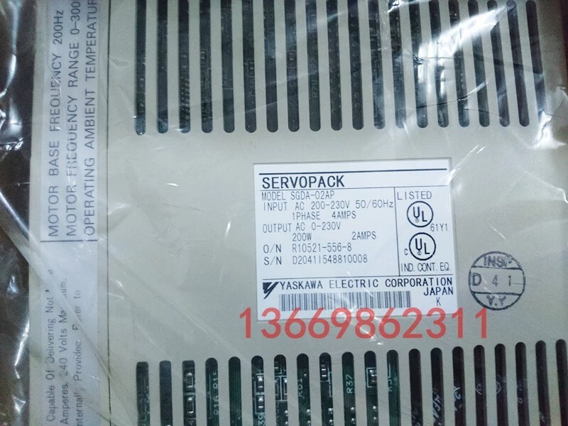 YASKAWA SGDA-02AP Servo driver 1 YASKAWA SGDA-02AP Servo driver