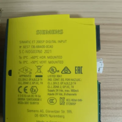 Siemens 6ES7136-6BA00-0CA0 Automation Module - Industrial Control Component
