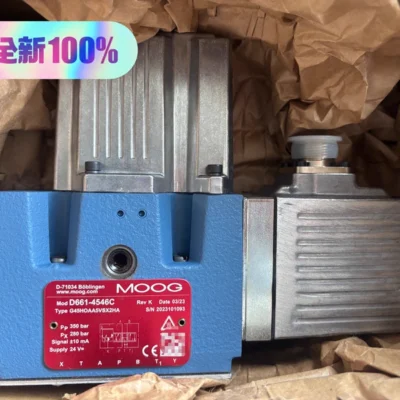 Moog D661-4546C Servo Proportional Ball Valve for Industrial Automation