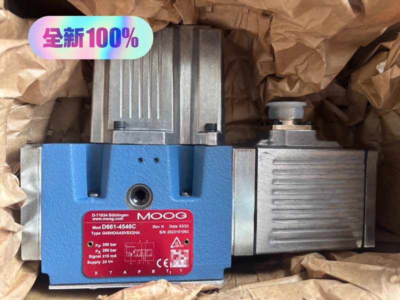 Moog D661-4546C Servo Proportional Ball Valve for Industrial Automation 1 Moog D661-4546C Servo Proportional Ball Valve for Industrial Automation