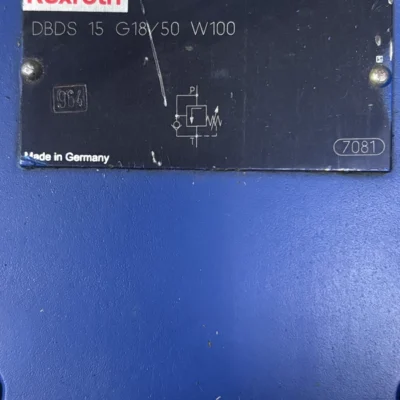 Rexroth Overflow Valve DBDS 15 G18/50 W100 - Hydraulic Control