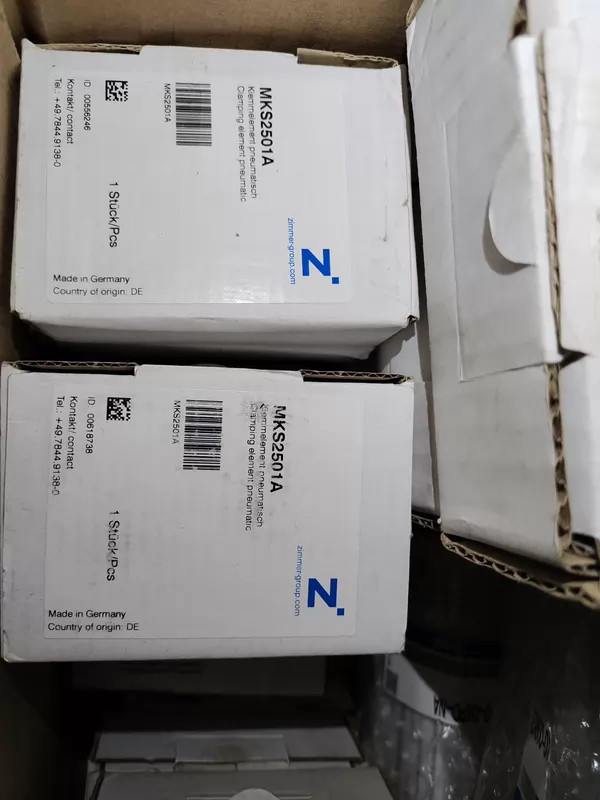 Zimmer Pneumatic Linear Guide Clamp MKS2501A for Automation Systems