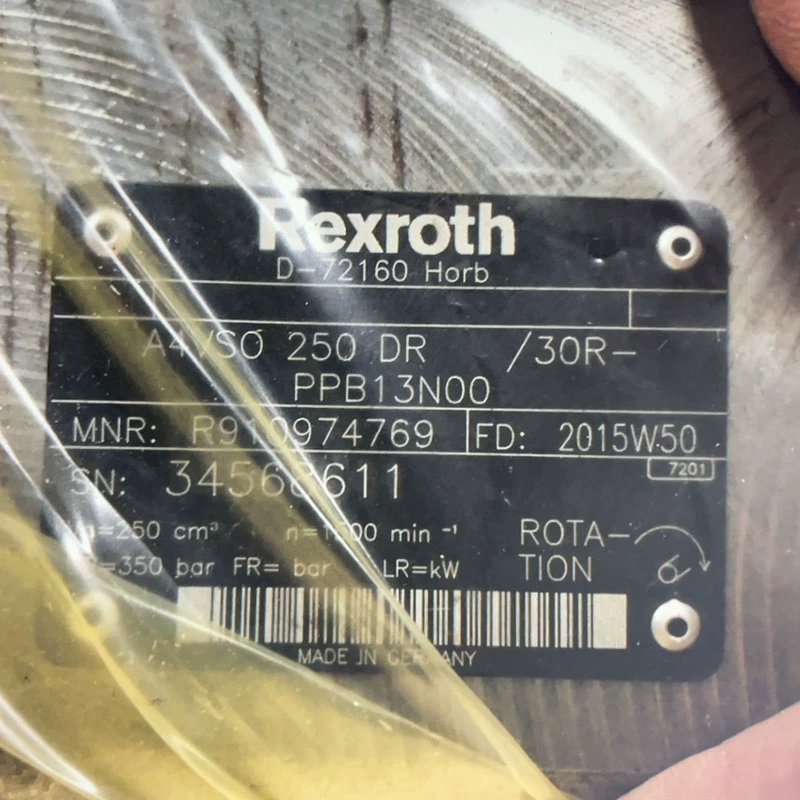 REXROTH Piston Pump R910974769 A4VSO250DR/30R-PPB13N00 - Efficient Power Unit 1 R910974769 A4VSO250DR/30R-PPB13N00