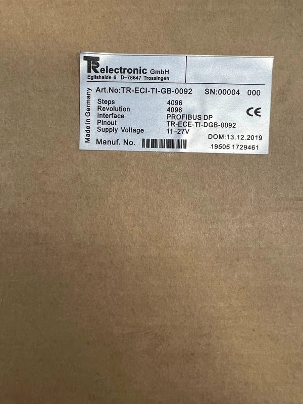 TR Encoder Model TR-ECI-TI-GB-0092 High Precision Sensor 1 TR-ECI-TI-GB-0092