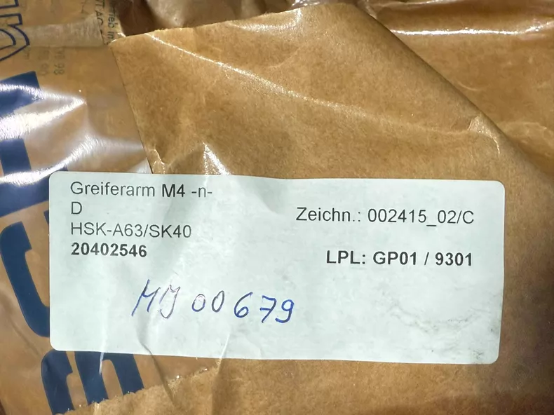 Sturdy MIKSCH Fixed Bracket 03.162464 HSK-A63/SK40